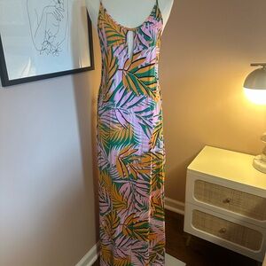 Maaji Resort Collection Multicolor Tropical Print Dress